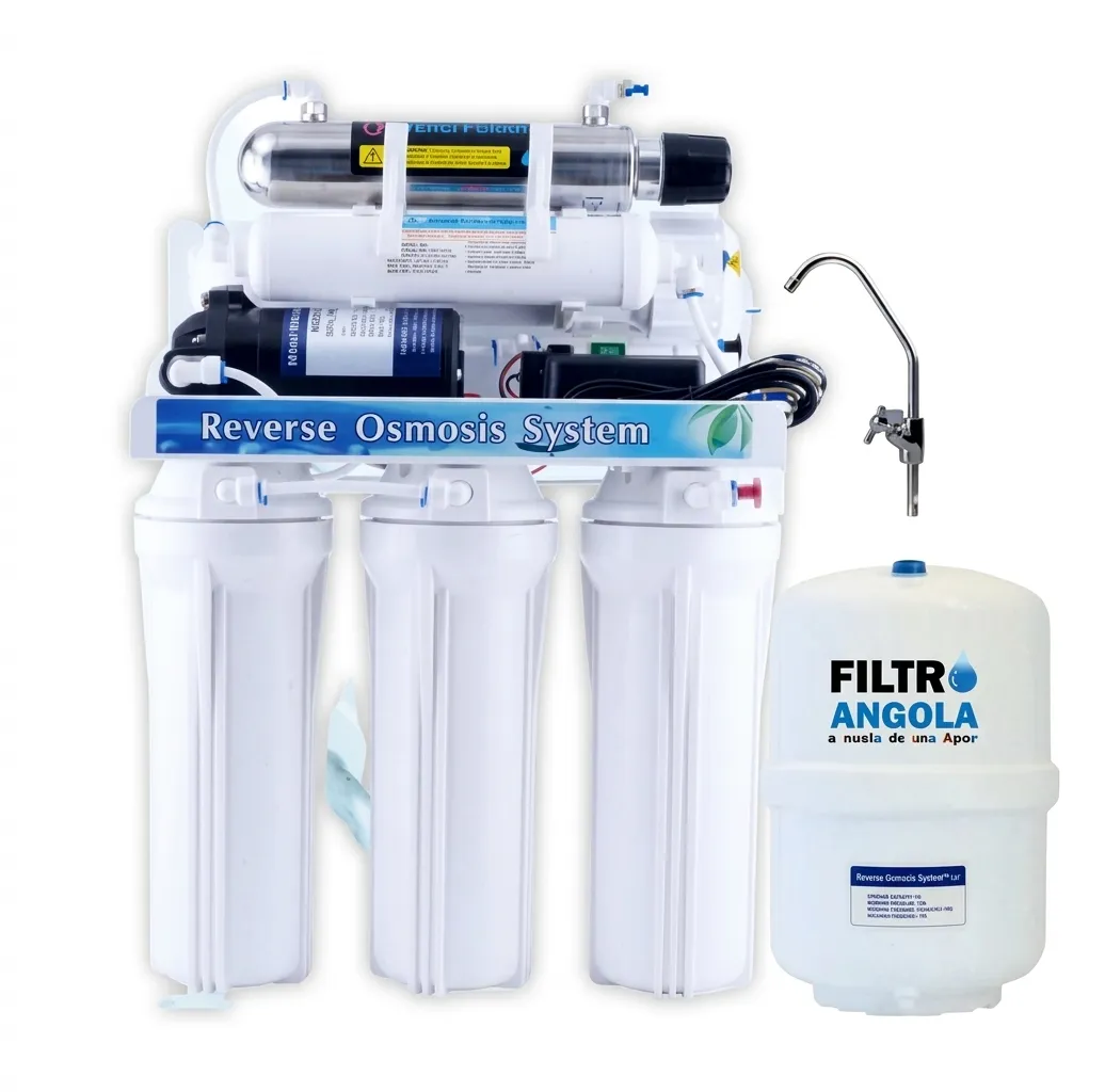 Purificador Baixo Bancada Osmose Inversa RO 6 Fases - Filtro Angola